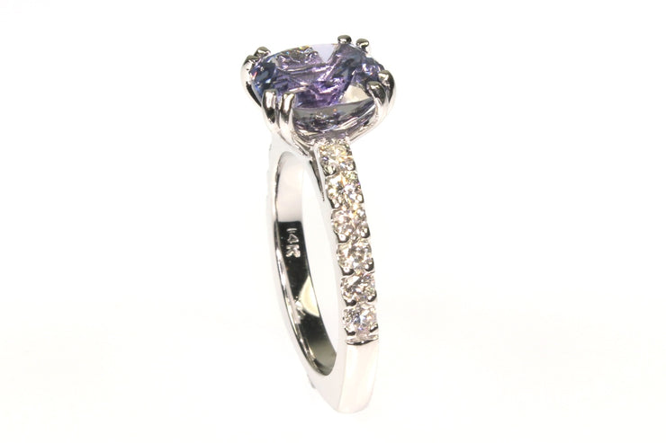 Tanzanite and Diamond Ring