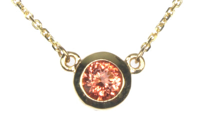 Oregon Sunstone Station Necklace