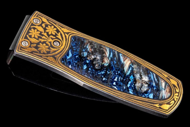 M4 COBALT Money Clip