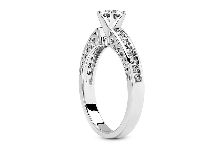 .28ctw Diamond Channel Engagement Ring Setting