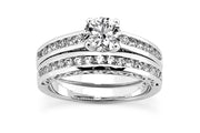 .28ctw Diamond Channel Engagement Ring Setting