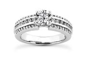 .52ctw Diamond Wide Engagement Ring Setting