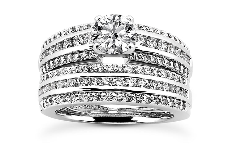 .52ctw Diamond Wide Engagement Ring Setting