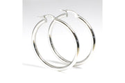 Silver Classic Hoop Earrings