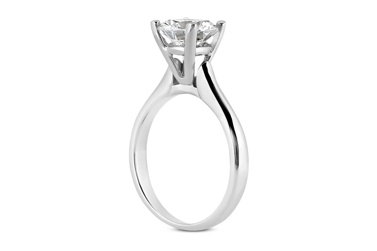 Simple Diamond Solitaire Ring Setting