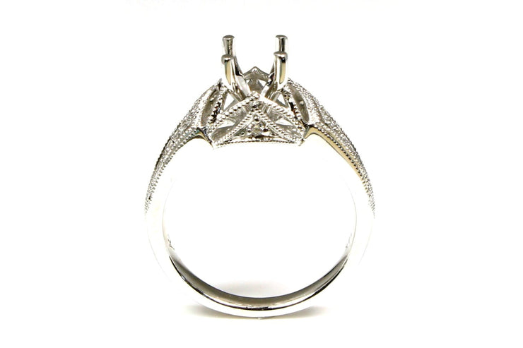 Vintage Style Diamond Ring Setting