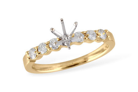 Classic Diamond Engagement Ring Setting