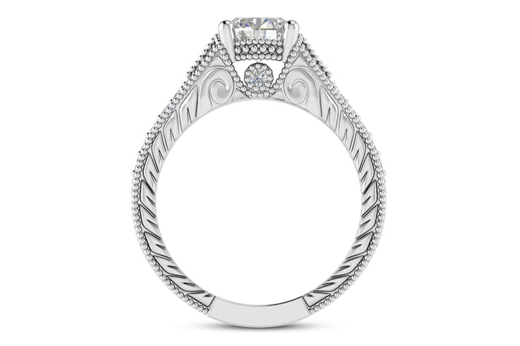 .28ctw Diamond Carved Ring Setting