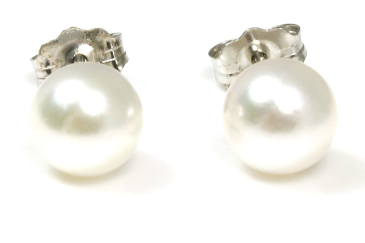 7mm Akoya Pearl Stud Earrings
