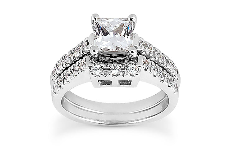 Princess Cut Diamond Ring Setting