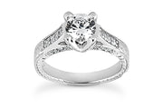 .38ctw Diamond Carved Ring Setting