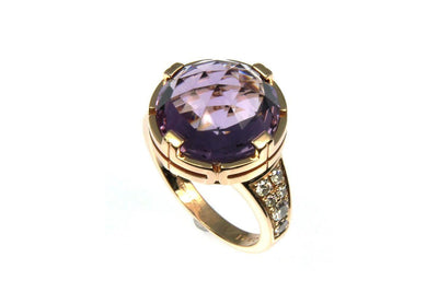 "Bulgari" Parentesi Amethyst Ring