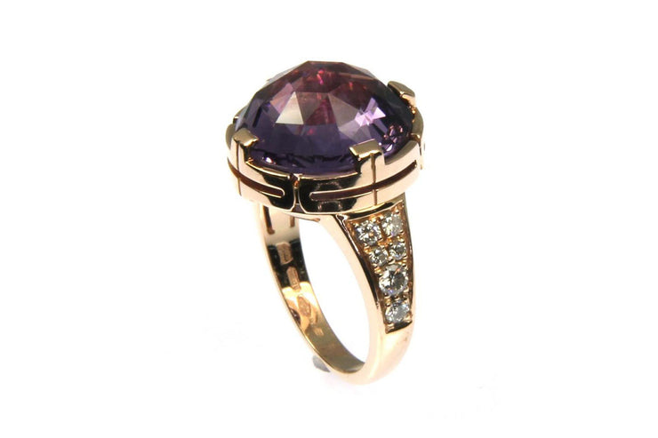 "Bulgari" Parentesi Amethyst Ring