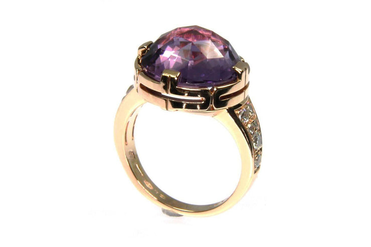 "Bulgari" Parentesi Amethyst Ring