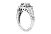 Double Halo Diamond Ring Setting