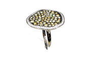 2.01ctw Natural Colored Diamond Boulder Ring