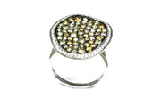 2.01ctw Natural Colored Diamond Boulder Ring