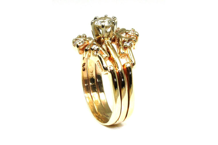 .56ctw Diamond Ring with a Diamond Ring Guard
