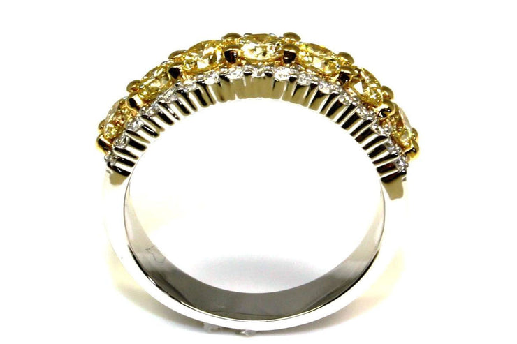 Yellow Fire Diamond Ring