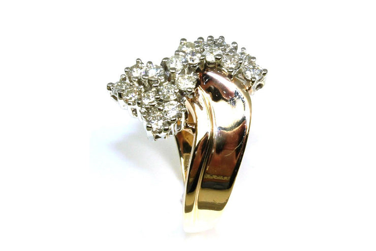 Diamond .55ctw Cluster Bow Ring