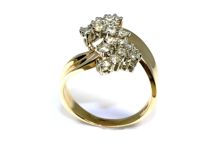 Diamond .55ctw Cluster Bow Ring