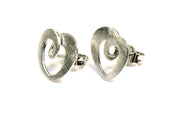 Swirly Heart Stud Earring