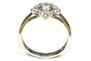 Diamond Clover Shape Ring