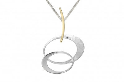 Entwined Elegance Two Tone Necklace