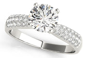 .29ctw Diamond Pave Engagement Ring Setting