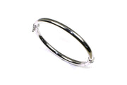 6mm Half Round Bangle Bracelet