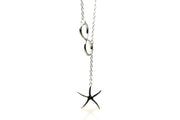 Infinity Starfish Dangle Necklace