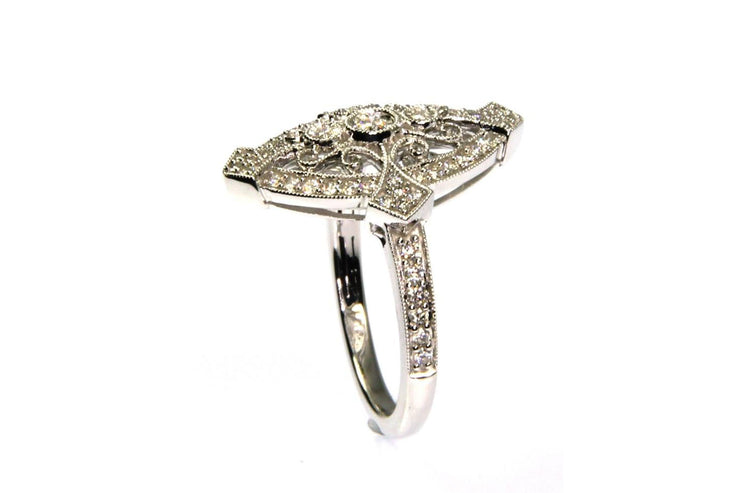 Diamond .40ctw Vintage Inspired Ring
