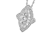 Diamond .20ctw Vintage Inspired Necklace
