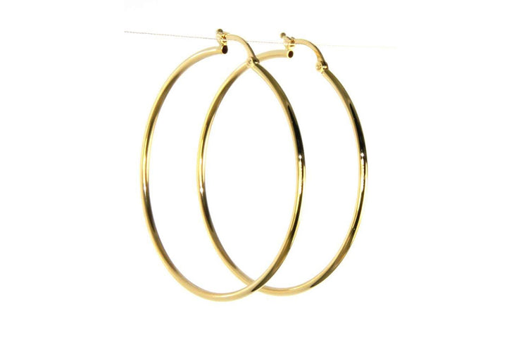 Classic Round Thin Hoops