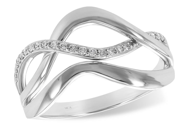 Diamond Curve Ring