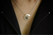 Nautilus Rhodolite Garnet Necklace
