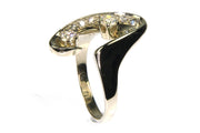 .79ctw Diamond Saddle Ring