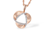 Diamond Pinwheel Necklace