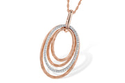 Oval Diamond Necklace