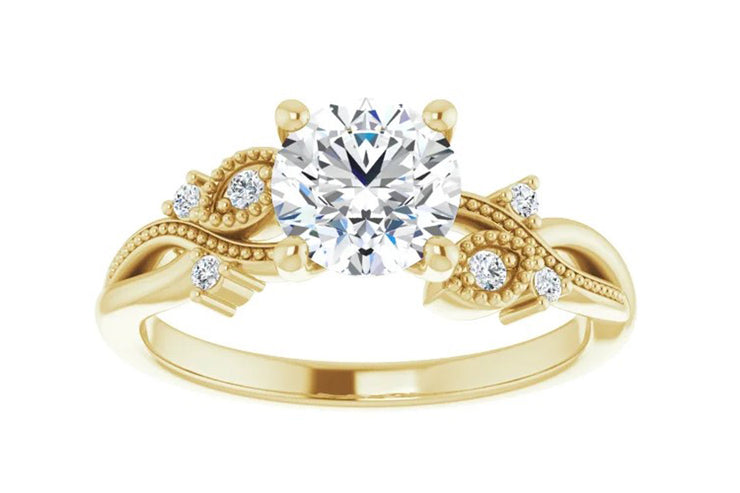 "Pearl" Diamond Ring Setting