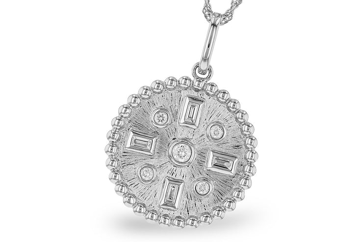 Diamond Medallion Necklace