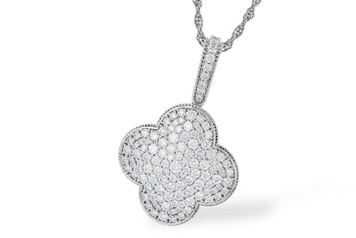 1.25ctw Diamond Clover Necklace