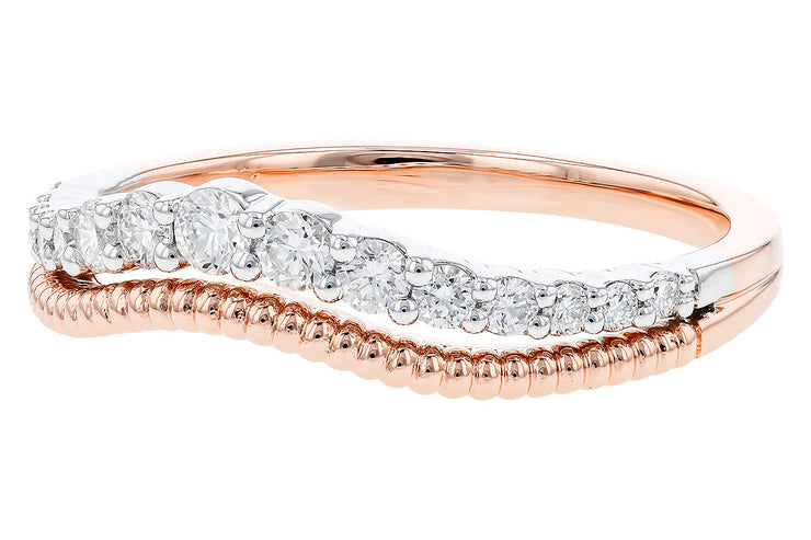 Diamond Curved Rope Style Band