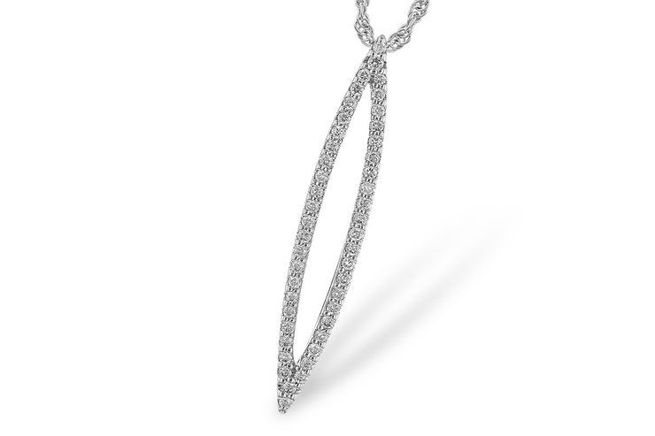 Diamond Marquise Shape Necklace