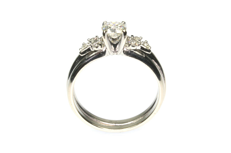 .54ctw Diamond Soldered Ring Set