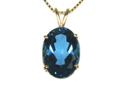 London Blue Topaz Necklace