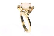Opal and Diamond Ring