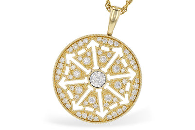 Diamond Medallion Necklace
