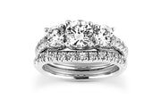 .70ctw Diamond Three Stone Engagement Ring Setting