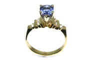 Tanzanite and Diamond Ring
